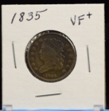 1835 Half Cent XF