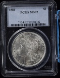 1881 Morgan Dollar PCGS MS-62