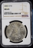 1883-O Morgan Dollar NGC MS65