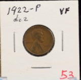 1922 Lincoln Cent VF