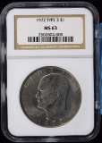 1972 Type 3 Ike Dollar NGC MS-63