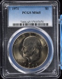 1971 Ike Dollar PCGS MS-65