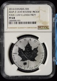 2016 Canada $5 Silver Maple Leaf PF-68 NGC Clover Privy