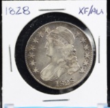 1828 Bust Half Dollar XF/AU