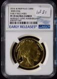 2016 Gold Buffalo Early Release 10th Anniversary PF 70 UC