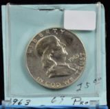 1963 Proof Franklin Half Dollar