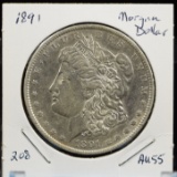 1891 Morgan Dollar AU55