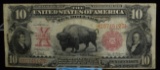 1901 $10 Bison Legal Tender US XF