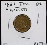 1863 Indian Head Cent BU