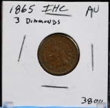 1865 Indian Head Cent AU