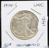 1944-S Walking Half Dollar CH/UNC