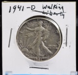 1941-D Walking Half Dollar