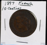 1897 French 10 Centines