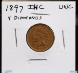 1897 Indian Head Cent UNC