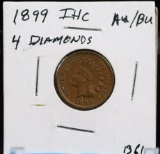 1899 Indian Head Cent AU/BU