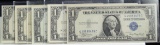 5 $1 Silver Certificates 1935A D E F G AU UNC