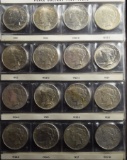 Complete Peace Dollar Set 24 coins High Grade Set AU/UNC