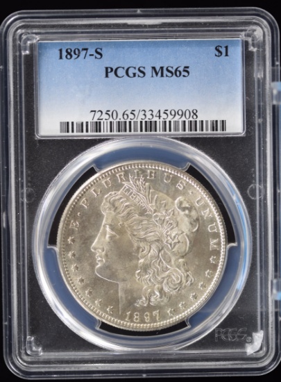 1897-S Morgan Dollar PCGS MS-65