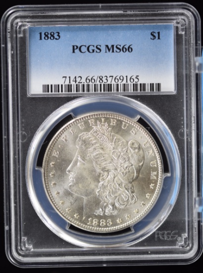 1883 Morgan Dollar PCGS MS-66
