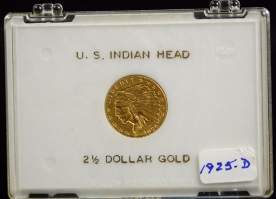 1925-D $2.5 Gold Indian MS63