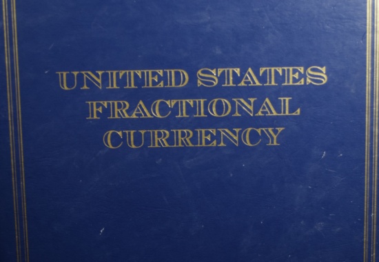 1860 Fractional Currency Set 6 Various Deluxe Album