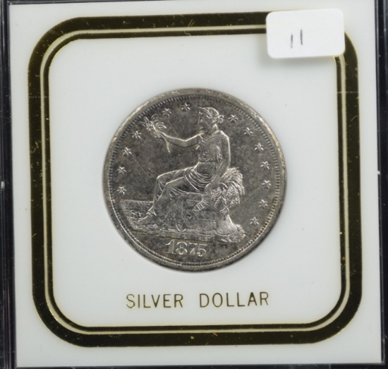1875-S Trade Dollar AU