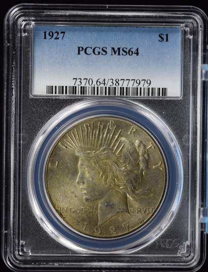 1927 Peace Dollar PCGS MS-64