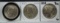 1922-23-24 Peace Dollars CH BU 3 coins