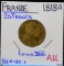 1818-A Gold France 20 Francs AU