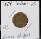 1864 Indian Head Copper Nickel VG