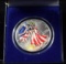1999 American Silver Dollar Red White Blue UNC