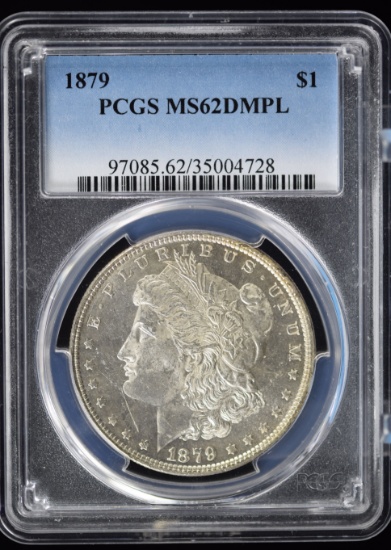 1879 Morgan Dollar PCGS MS-62 DMPL