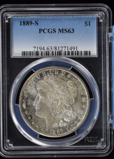 1889-S Morgan Dollar PCGS MS-63