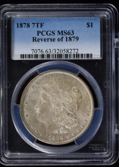 1878 7TF Morgan Dollar Rev of 79 PCGS MS-63