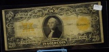 1922 Large Size Gold Certificate George Washington Fine/VF