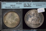 1876 Trade Dollar GEM MS65