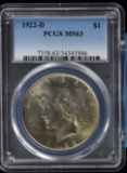 1922-D Peace Dollar PCGS MS-63