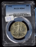 1942 Walking Half Dollar PCGS MS-64