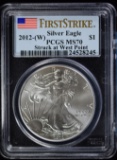 2012-W American Silver Eagle PCGS MS-70