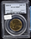 2000-D Sacagawea Dollar PCGS MS-67