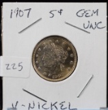 1907 Liberty Nickel GEM BU Wow