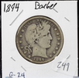 1894 Barber Half Dollar VG