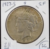 1927-S Peace Dollar XF