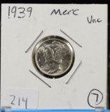 1939 Mercury Dime CH/UNC