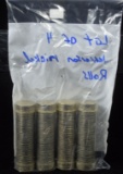 4 Rolls of Jefferson Nickels UNC