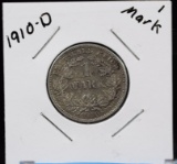 1910-D Germany 1Mark Silver