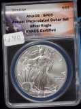 2016-W American Silver Eagle ANACS SP69