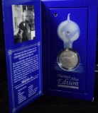 Edison Silver Dollar Commen Collectors Set