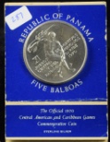 1970 5 Balboa Republic Sterling Silver