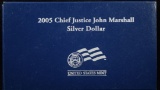 2005 Chief Justice John Marshall Blue box